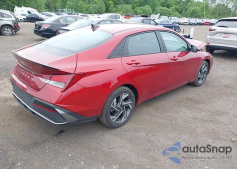 2025 Hyundai Elantra Sel Sport from USA, damaged, VIN KMHLM4DG7SU890827